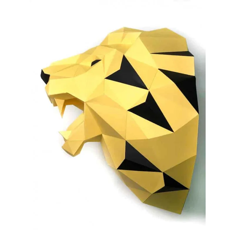 3D-конструктор Paperraz "Лев Николаевич" золотой