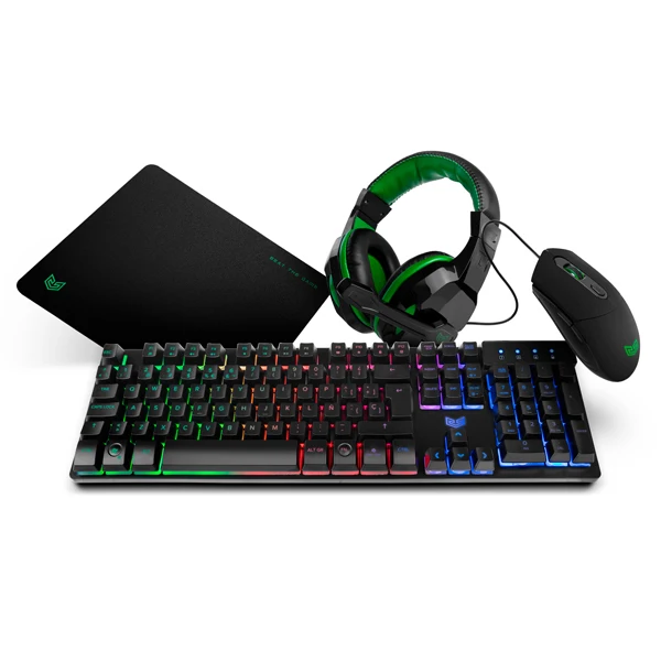 Набор игровой BG BGX4PCK(4 шт) черный зеленый