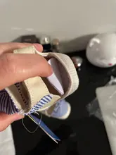 Zapatos de verano para niños y recién nacidos, zapatillas de cuna suaves para bebés, antideslizante con lazo a rayas, 0 a 18 m, 2019