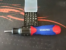 WORKPRO 32 in 1  6X Speed Screwdriver with Bits Set Home Repair Tool Free Shipping