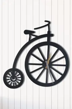 

Angemiel Home Bicycle Metal Clock Wall Home And Office Decoration