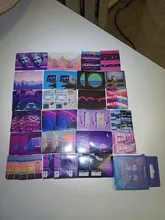 45 unids/caja serie púrpura pegatinas estética pegatinas decorativa de tu álbum diario cuadrado de papel pegatinas para niños papelería