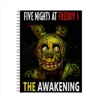 Notebook 5 noites com freddie five nights at freddy & #039;s fnaf,  animatronia no. 39, a6