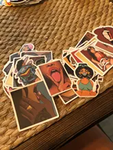 10/30 unids/pack de PVC impermeable pelo Vulgar belleza Sexy pegatinas para chicas bicicleta equipaje Laptop de pegatina de Graffiti de peluche de juguete