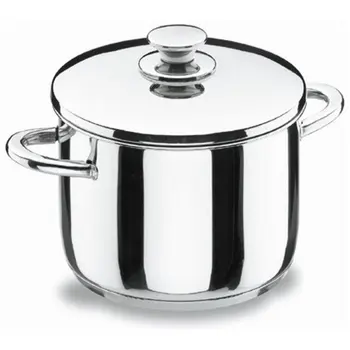 

POT HIGH 16CM WITH LID BACKGROUND DIFFUSER INOX VITROCOR LACOR