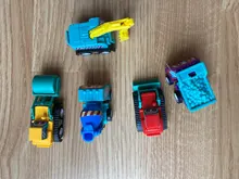 6 uds juguete de modelo de coche atrás coche vehículo móvil camión de bomberos modelo Taxi chico Mini juguetes regalo Diecasts juguete para los niños