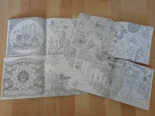 4 Uds 24 páginas inglés versión perdido océano de viaje en el tiempo para colorear libro Flor de mandala para adultos para aliviar el estrés libro de dibujo artístico