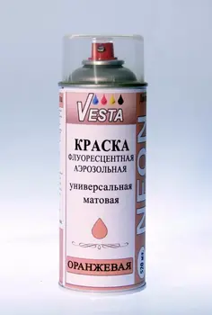 

Paint spray fluorescent "Vesta-neon" color orange-520 ml.