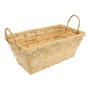 

19hj19086 basket Wicker bamboo 27,5*15 * h11cm, color. Natural Astra