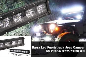 

Bar Led off-road Work Light Bar 63W 54cm 12V-48V 9 X7W Spot lens