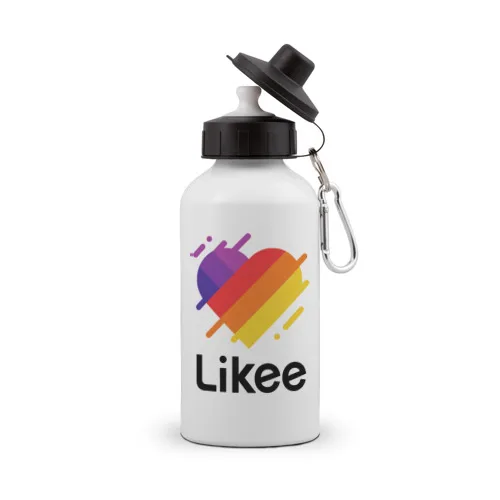 Бутылка спорт «LIKEE(LIKE Video)» для мужчин/женщин, Дизайнерская бутылка с рисунком, Отличный подарок, Яркие и оригинальные