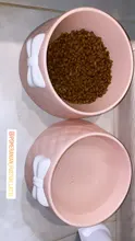 Dish Food-Bowls Feeder Dogs-Supplies Bowel Puppy-Shock-Proof Lovely Prevent Bowknot-Decor