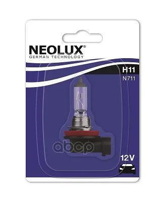 Лампа Г/С H11(55w) Pgj19-2 Standart Блистер 12v N711-01b 4052899301412 Neolux арт. N711-01B