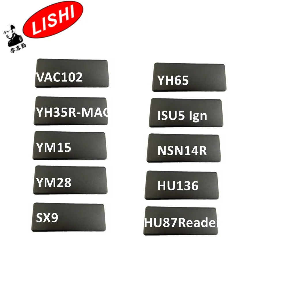

Lishi инструмент 2 в 1 VAC102 YH35R NYM15 YM28 HU136 HU87 YH65 ISU5 Dr bt Ign Lishi слесарный инструмент