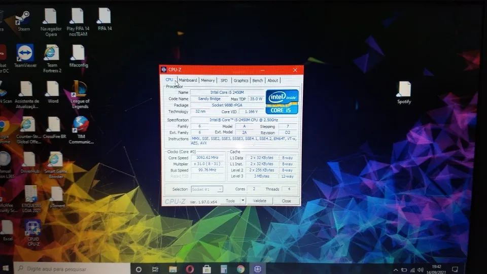 what generation is intel core i5 2450m