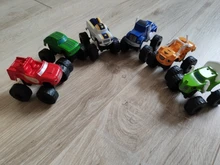 6 unids/set cuerpo máquinas juguetes ruso milagro Crusher camión vehículos figura de cuerpo juguetes para los niños regalos de cumpleaños