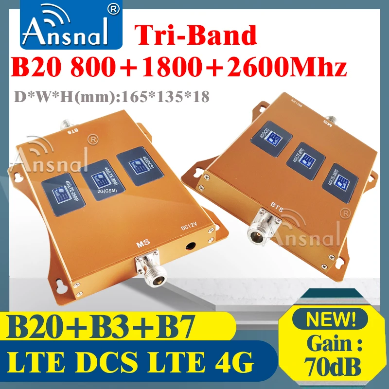 New!!LTE B20 800 1800 2600 Tri-Band 4G Cellphone