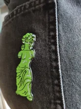 Parche bordado para ropa y sombrero, brazo roto, Venus, Virgen María, Mona Lisa, sonrisa