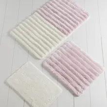 Коврик для ванной | коврик для ванной нескользящие Противоскользящие коврики мягкий розовый 3л набор 60X100 cm-50X60 Cm-40X60 см