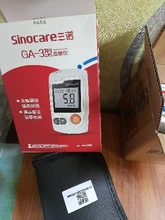 Sannuo-medidor de glucosa en sangre Sinocare ga 3 GA-3, dispositivos médicos, glucómetro de azúcar, Diabetes, con tiras de prueba