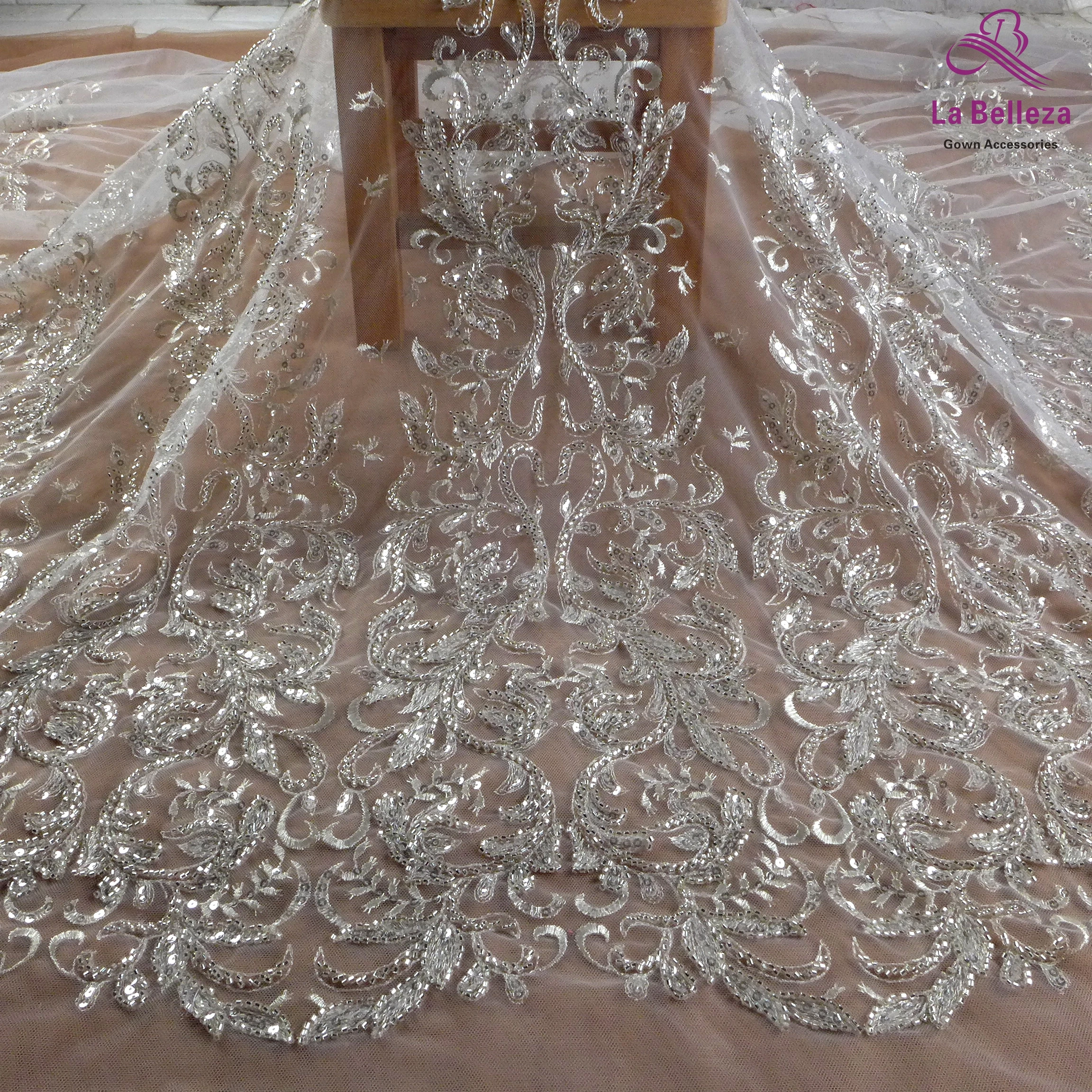 bridal lace fabric near me