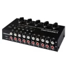 5-in 5-out audio signal selection mixing splitter  output independent volume adjustment RCA interface 4