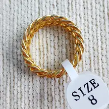 Anillos irregulares de croissant para mujer, Anillos geométricos circulares gruesas con texturas minimalistas, joyería 2021