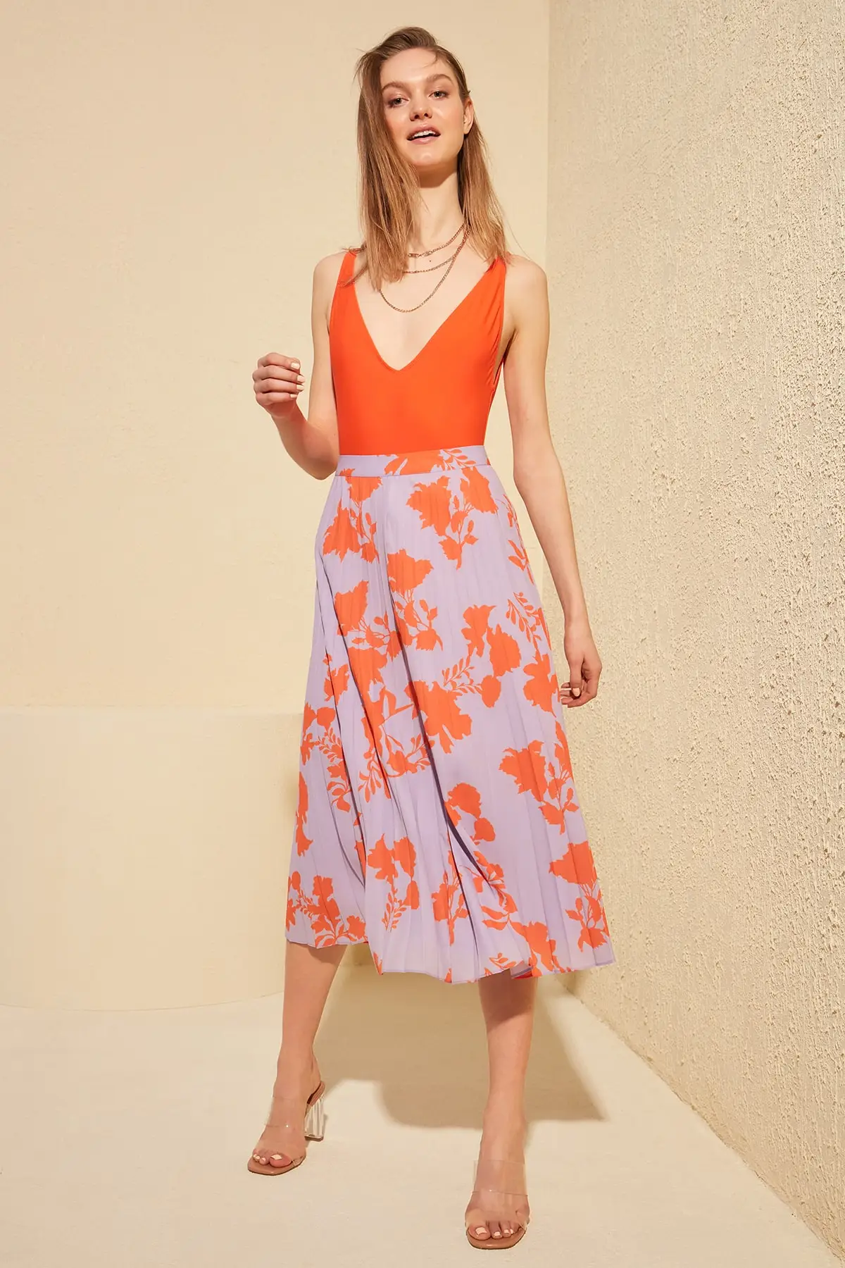 

Trendyol Patterned Skirt TWOSS20ET0024