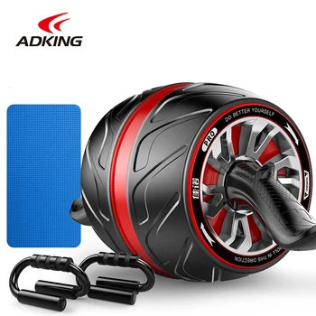 

ADKING Abnomial wheel 1.6kg with mat Ab Rolle No Noise Exercise Gym Fitness Equipment Shape Training For Arm Waist