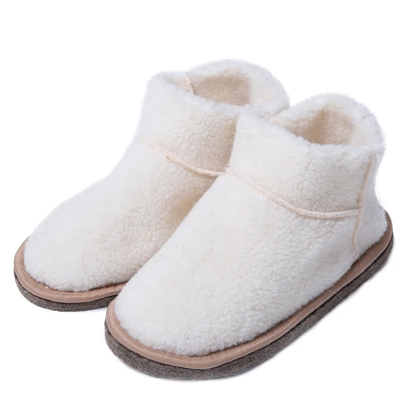 Uggs for children from sheep's wool lamb woollamb warm felt fur Ugg unisex boots girl boy fashion winter slippers soft sole chongka chuni numdah