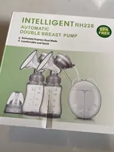 ZIMEITU-Bomba de leche eléctrica doble, succionadora potente de pezones, bomba de lactancia eléctrica USB con botella de leche para bebé, almohadilla de calor en frío