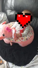 Funda de asiento de apoyo para sofá de bebé, silla de felpa para aprender a sentarse, nido cómodo para niño pequeño, lavable sin relleno, cuna para sofá