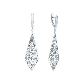 

Silver sunlight earrings sample 925