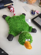 Encantador suministro de mascotas lindo Papa pato perro de peluche de juguete con cuerda de juguetes para perro nuevo