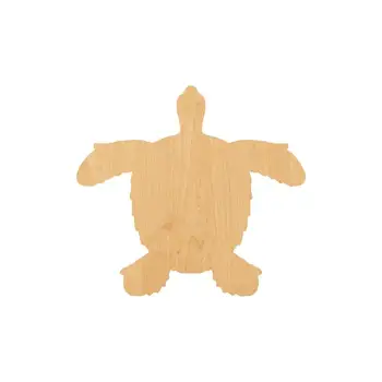 

Sea Turtle 3 Laser Cut Out Wood Shape Craft Supply - Unfinished