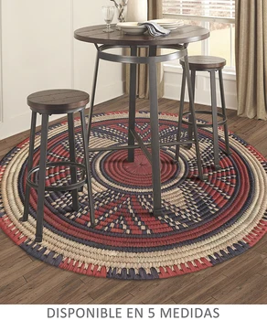 

VILBER African Prints. Vinyl carpet. Round. Kenya COLOR 04