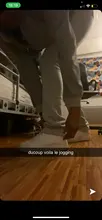 Pantalones apilados para mujer, calzas de chándal gruesas, sólido alto, cordón de cintura alta, con campana inferior, plisada con vuelo, informales