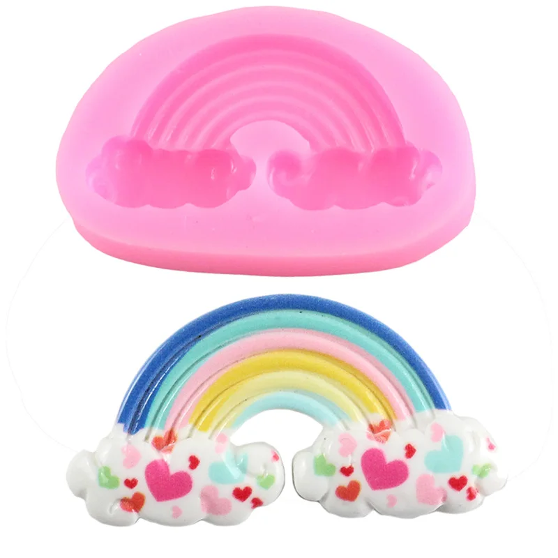 Description Picture 5 of itemUnicorn Horns Ear Rainbow Rose Flower Resin Silicone Mold Cupcake Fondant Cake Decorating Tools Candy Chocolate Gumpaste Moulds