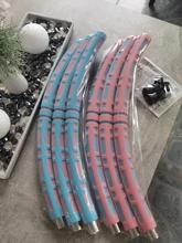 6 piezas de acero inoxidable desmontable deporte aros mujeres Aro gimnasio de entrenamiento físico en masaje cintura anillo de pérdida de peso Circulo de Yoga