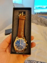 Relojes de lujo de cuarzo de los hombres relojes correa de cuero impermeable 30M de los hombres de moda gratis reloj con envío para hombres reloj con encendedor