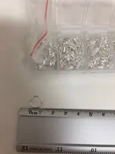 Unids/set de 3, 4, 5, 6, 7, 8 y 10mm, conectores de anillo de salto abierto, bricolaje para collar, kit para hacer joyas, Finding, conjuntos de suministros, 1370