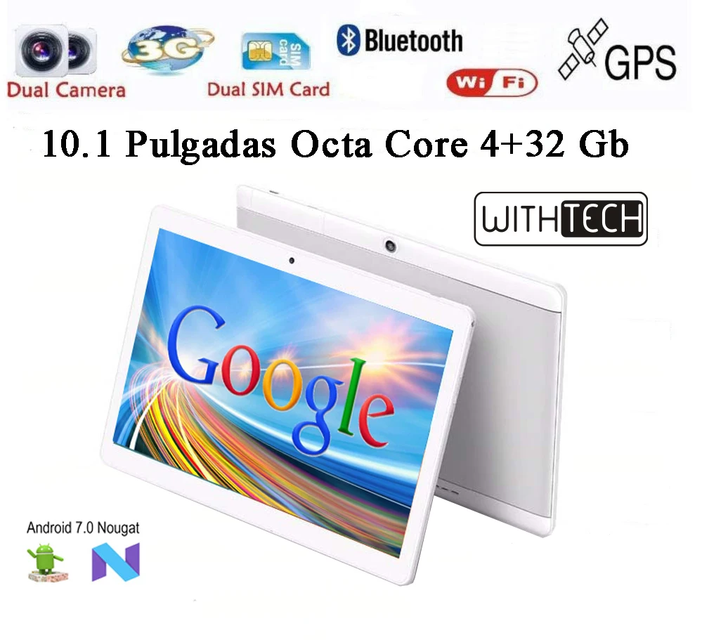  101 Tablet WITHTECH 3G octa core 4 GB RAM DUAL SIM