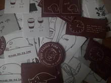 Isla del jardín de la Temporada 2 de la serie de pegatinas de papel Washi Etiqueta de palo de Scrapbooking diario papelería álbum etiqueta engomada