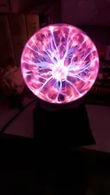 Lighting Decor Touch-Lamp Plasma-Ball Crystal Led-Night-Light Christmas Novelty Magic