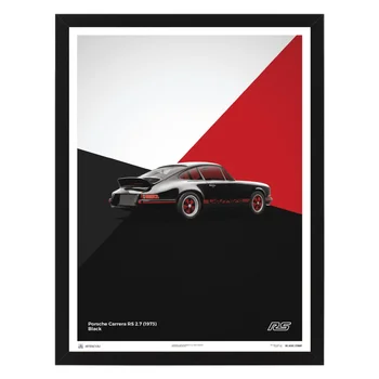 

Poster in the frame Porsche 911 RS-black, 32x42 cm