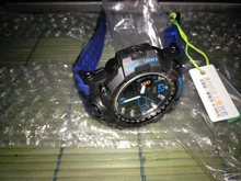 Smael Relojes Deportivos de Marca para Hombre con Doble Pantalla Analógica Digital Led Relojes de Pulsera de Cuarzo Electrónicos Reloj Militar de Natación Impermeable