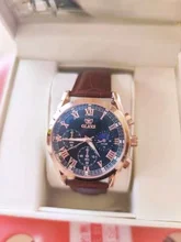 Relojes de lujo de cuarzo de los hombres relojes correa de cuero impermeable 30M de los hombres de moda gratis reloj con envío para hombres reloj con encendedor