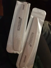 Lima de uñas en forma de media luna, pulidor lavable, lijar y pulir, pedicura, herramientas de arte de uñas, 1 ud.