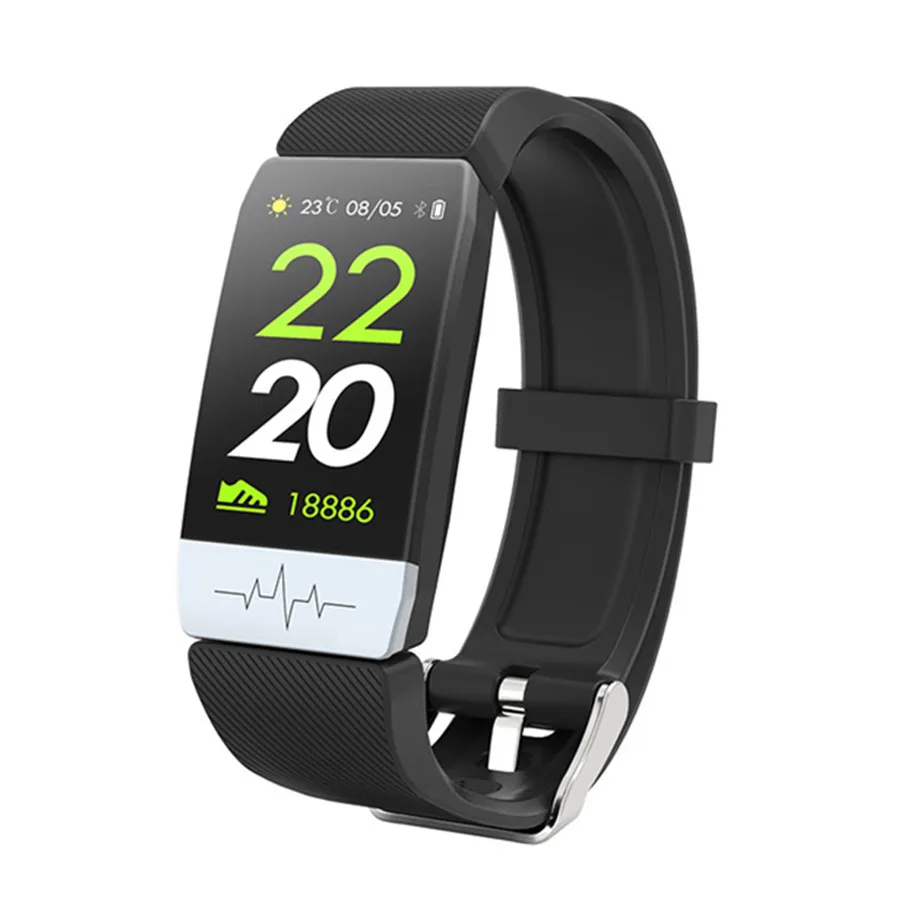 Accalia Q1S smart wirstband ECG PPG монитор сердечного ритма кровяное давление трекер Спорт измерительное оборудование android ios