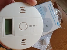 Sensor fotoeléctrico de seguridad para el hogar, 85dB, aviso de alta sensibilidad LCD, Sensor de Gas de CO independiente, Detector de alarma de intoxicación por monóxido de carbono